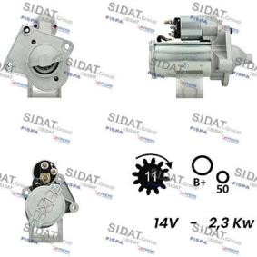Anlasser S12VA0124A2 von SIDAT günstig für 167,32 € online kaufen