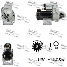 Anlasser S12VA0325A2 von SIDAT günstig für 121,12 € online kaufen
