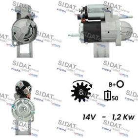 Anlasser S12VA0557A2 von SIDAT günstig für 126,06 € online kaufen