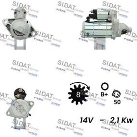 Anlasser S12VA0588A2 von SIDAT günstig für 150,27 € online kaufen