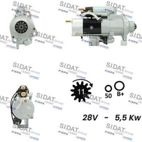Köp Startmotor av SIDAT S24MH0077A2 till det låga priset 4196,91 kr