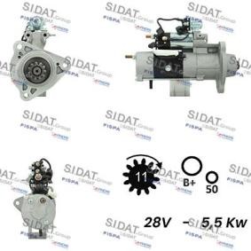 Köp Startmotor av SIDAT S24MH0084A2 till det låga priset 3643,21 kr
