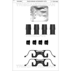 Zubehörsatz, Scheibenbremsbelag 8105 231624 von TRISCAN günstig für 19,96 € online kaufen