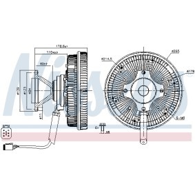 Acquista Frizione ventola da NISSENS 86239 a buon mercato per soli 635,66 €
