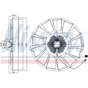 Acquista Frizione ventola da NISSENS 86240 a buon mercato per soli 863,55 €