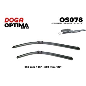 Achetez des Essuie-glace DOGA OS078 à prix pour 39,47 €