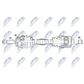 Acquista Semiasse da NTY NPW-HY-593 a buon mercato per soli 152,95 €