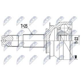 Acquista Kit giunti semiasse da NTY NPZ-CH-040 a buon mercato per soli 41,11 €