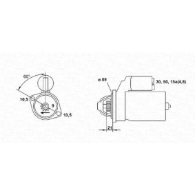 Anlasser für SAAB von MAGNETI MARELLI