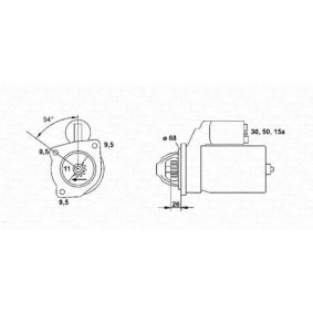 Anlasser 943251833010 von MAGNETI MARELLI günstig für 201,63 € online kaufen