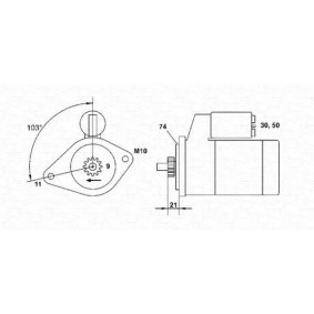 Anlasser 943253191010 von MAGNETI MARELLI günstig für 233,34 € online kaufen