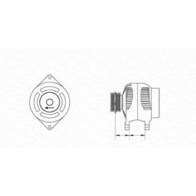 Kjøp Dynamo av MAGNETI MARELLI 943346189010 til den lave prisen 3904,71 NOK