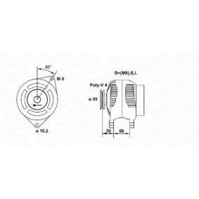 Kjøp Dynamo av MAGNETI MARELLI 943355116010 til den lave prisen 3421,88 NOK