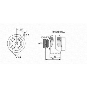 Lichtmaschine 943355126010 von MAGNETI MARELLI günstig für 329,62 € online kaufen