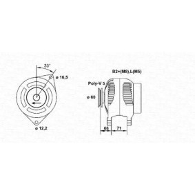 Kjøp Dynamo av MAGNETI MARELLI 943355147010 til den lave prisen 3159,19 NOK