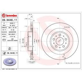 Compre Disco de travão da BREMBO 09.N446.11 a um preço baixo por 84,60 €