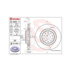 Bremsscheiben des Herstellers MAGNETI MARELLI - Originalware Artikelnummer: 360406169001