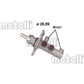 Achetez des Maître-cylindre de chez METELLI en ligne pour Sprinter 4-t Tourer (907) à prix modérés