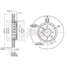 Bremsscheibe X602927 von AP XENERGY günstig für 37,08 € online kaufen