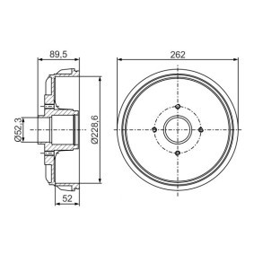 Achetez des Tambour de frein de chez BOSCH en ligne pour Express Van à prix modérés