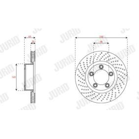 Bremsscheibe 563535JC-1 von JURID günstig für 85,26 € online kaufen
