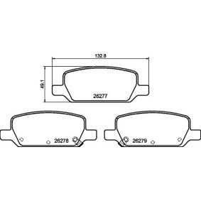 Compre Pastilhas de travão da BREMBO P 09 027E a um preço baixo por 67,40 €