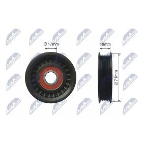 Achetez des Galet enrouleur de courroie d'accessoire NTY RNK-HY-512 à prix pour 19,45 €