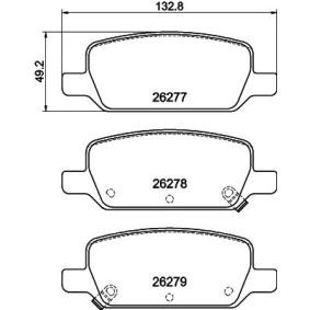 Bremsbeläge 8DB 355 040-951 von HELLA günstig für 44,75 € online kaufen