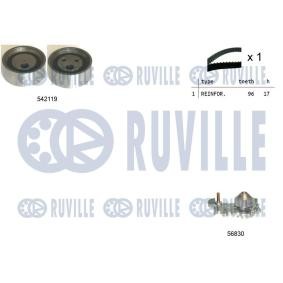 Wasserpumpe + Zahnriemensatz für DACIA von RUVILLE