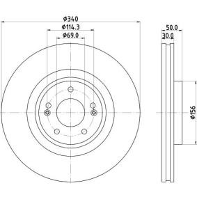 Bremsscheibe MDC3161C von MINTEX günstig für 83,90 € online kaufen
