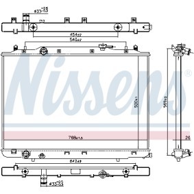 Achetez des Radiateur de chez NISSENS en ligne pour Pilot III à prix modérés