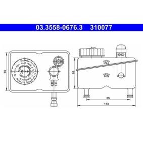 Acquista Vaschetta olio freni da ATE 03.3558-0676.3 a buon mercato per soli 66,91 €