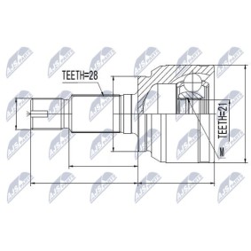 Compre Jogo de apoios, veio de transmissão da NTY NPZ-LR-018 a um preço baixo por 52,99 €