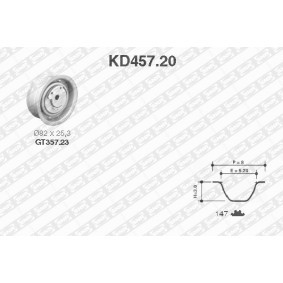 Køb Tandremssæt af SNR KD457.20 til den lave pris 733,59 DKK
