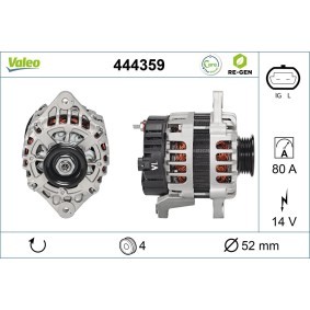 Lichtmaschine 444359 von VALEO günstig für 234,63 € online kaufen