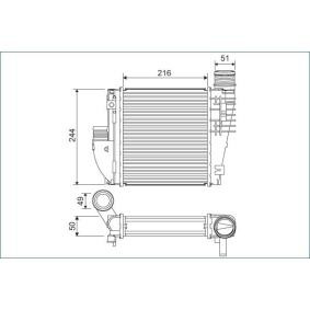 Acquista Intercooler da VALEO online per 408 SUV (P54) a prezzi moderati