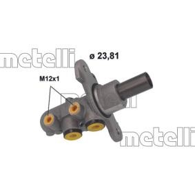 Compre Bomba de travão de METELLI online para Classe B (W246, W242) a preços moderados