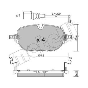 Acquista Kit pastiglie freni da METELLI 22-1318-0 a buon mercato per soli 45,43 €