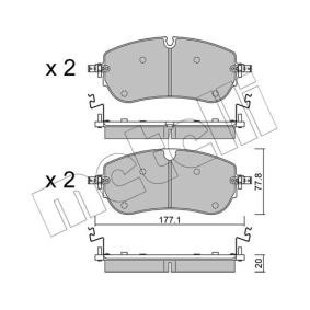 Bremsbeläge 22-1342-0 von METELLI günstig für 58,31 € online kaufen