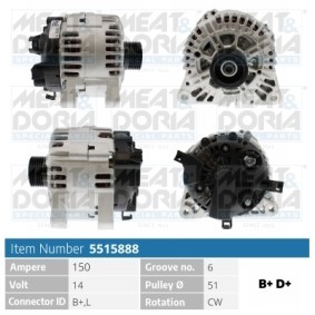 Köp Generator av MEAT & DORIA 5515888 till det låga priset 2405,42 kr