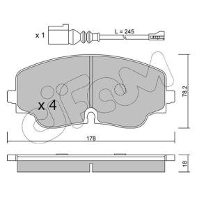 Bremsbeläge 822-1316-0 von CIFAM günstig für 70,36 € online kaufen