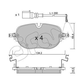 Bremsbeläge 822-1318-0 von CIFAM günstig für 87,43 € online kaufen