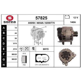 Lichtmaschine 57825 von EAI günstig für 304,44 € online kaufen