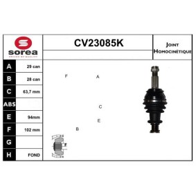 Gelenksatz, Antriebswelle CV23085K von EAI günstig für 68,14 € online kaufen