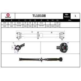 Kardanwelle TL10108 von EAI günstig für 631,08 € online kaufen