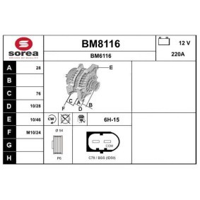 Lichtmaschine für BMW von SNRA