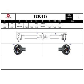 Kardanwelle TL10117 von SNRA günstig für 478,64 € online kaufen