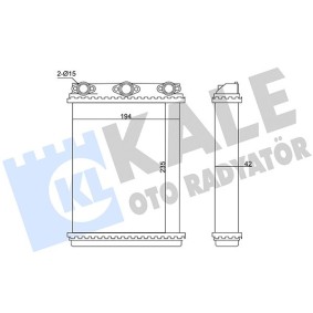 Acquista Scambiatore calore per riscaldamento abitacolo da KALE OTO RADYATOR 346635 a buon mercato per soli 35,73 €