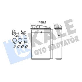 Wärmetauscher, Innenraumheizung 346710 von KALE OTO RADYATOR günstig für 40,90 € online kaufen