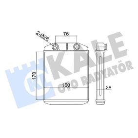 Wärmetauscher, Innenraumheizung 355110 von KALE OTO RADYATOR günstig für 44,27 € online kaufen
